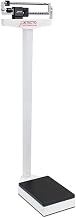 Detecto 337 Physicians Scale Without Height Rod - Rigid Construction with Precise Results, Eye-Level Display - 450Lbs / 200 Kg Capacity - Includes Dual Reading Die-Cast Beam, Aluminum On Black Insert