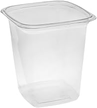 Pactiv TimeSquare 32oz Clear Tamper-Resistant Deli Container
