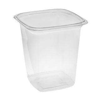 32oz Clear Tamper-Resistant Deli Container by Pactiv TimeSquare – 32.0 ounces, PET Plastic, clear, Model YY4S32