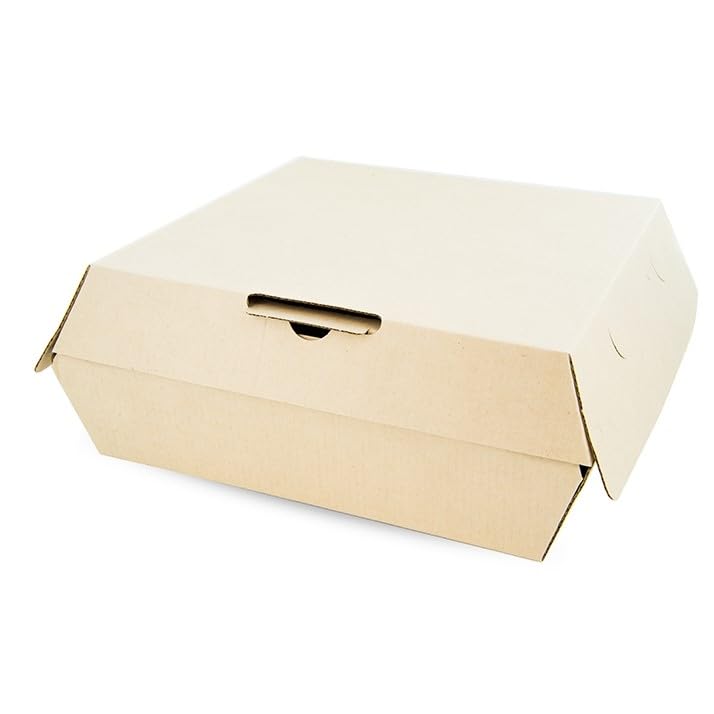 DURO EcoCraft EcoFlute ToGo! Insulated Container 8x8x3.31 (NFN-E883RQVF)