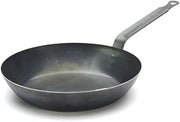 de Buyer Lyonnaise Ferro Frying Pan 24 cm, 5020.24, Burnished, Black, Diameter 24 cm