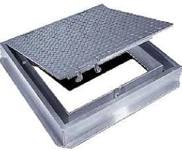Aluminum Floor Door-Channel Frame with Drain, 30x30