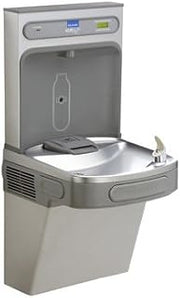 Elkay LZS8WSSK Stainless Steel EZH2O EZH2O Wall Mount Drinking Fountain with Bottle Filler Station L