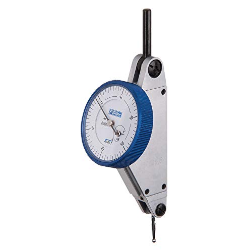 .060" X-Test Indicator with .0005" Graduations by Fowler – 6.5"L x 3.25"W x 2.25"H, Steel, Gray, Model 52-562-001-0