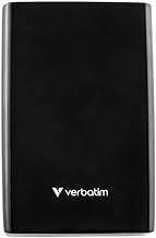 Verbatim Store 'n' Go Slim Portable SSD 2TB, USB 3.2 Gen 1 SSD, up to 5 Gbps with USB-C Port & Adapter, Nero Backup Software, Compact, Lightweight & Reliable for Mac, PC, Black
