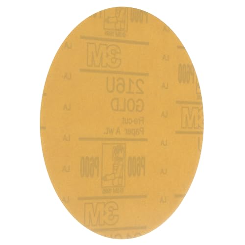 3M 6 / P600 / Gold Hook & Loop Discs
