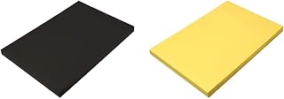 Prang Construction Paper Bundle, Black 12" x 18" 100 Sheets and Yellow 12" x 18" 100 Sheets