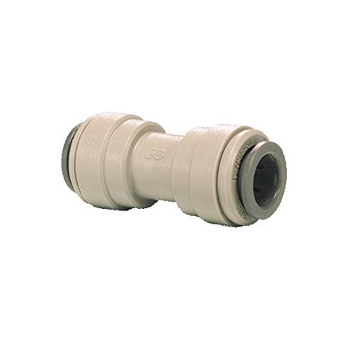 â€“ Straight connector equal length by John Guest – 0.95 cm, Plastic, Gray, Model PI0412S