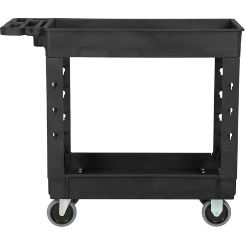 Global Industrial Black / Industrial / 1 Utility Carts