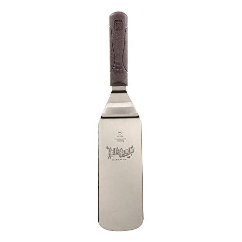 Mercer Culinary Beveled Side Edge Turner / 8" x 3" / 1 Barbecue Turners