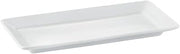 CAC China PNS-43 Long Deep Rect. Platter Porcelain Rectangle, Super White, Set of 12