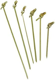 Bamboo Knot Pick Looped Skewer (Case of 100), PacknWood - Biodegradable Wood Sticks for Appetizers, Drinks (3.5") PK209BBBCL90