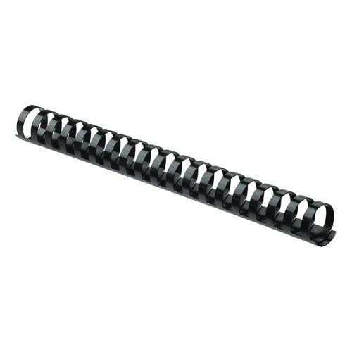 Plastic Comb Binding Spines by Fellowes – 1 Inch, 200.0 pages, Plastic, Black, Model 52328