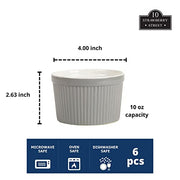 10 Strawberry Street Gray / 10 oz / 10.0 fluid_ounces Ramekins