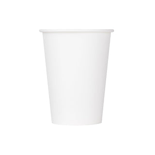 [1000 ct] 12oz Disposable Paper Cold Cups for Iced Tea by Karat – 12 Ounces, Paper, White, Model C-KCP12W