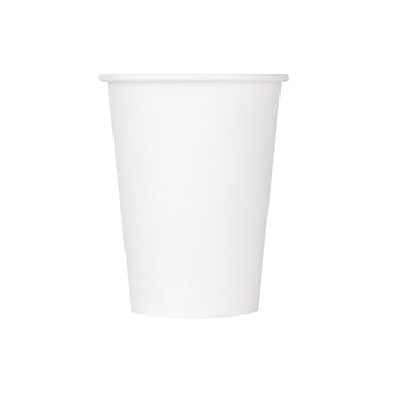 [1000 ct] 12oz Disposable Paper Cold Cups for Iced Tea by Karat – 12 Ounces, Paper, White, Model C-KCP12W
