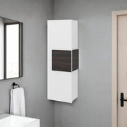 DEPOT E-SHOP White/Dark Walnut / 1 Medicine Cabinets