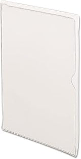 Pendaflex Heavy-Gauge Organizers, Jacket, Letter, Vinyl, Clear, 25/Box