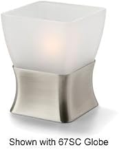 Hollowick Satin Pewter Metal Odyssey Base, 1 3/4 inch Height - 1 each.