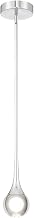 62115LEDDCS-CH-CRY 120V Georgia 3CCT LED Pendant, Chrome