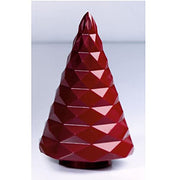 Clear Polycarbonate X-Mas Chocolate Mold with 2 Half-Diamond-Tree Cavities by Martellato – Polycarbonate, Clear, Model MA3012