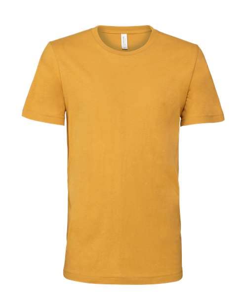 Bella + Canvas Large / Mustard / Airlume Cotton Crew Tee T-Shirts