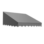 Awntech Gray / Industrial / 1 Window Awnings & Canopies