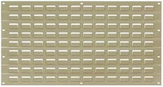 Louvered Wall Panel, 18x19, Tan - Lot of 4