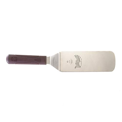 Mercer Culinary Beveled Side Edge Turner / 8" x 3" / 1 Barbecue Turners