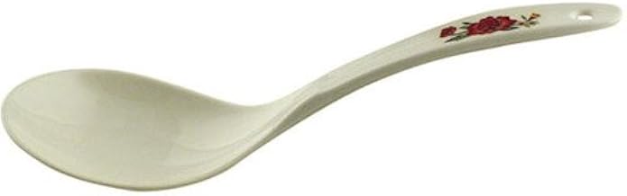 Thunder Group 12-Pack Thailand Rice Ladle, 9-Inch by 3-Inch, White