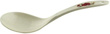 Thunder Group 12-Pack Thailand Rice Ladle, 9-Inch by 3-Inch, White