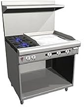 Southbend 400 Series Ultimate Restaurant Range 36" 2 Burner 24" Griddle Cabinet Base - 4361C-2GR