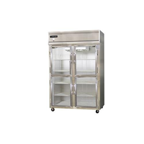 2R-GD-HD Two Section Reach In Glass Door Refrigerator by Continental Refrigerator – Commercial Grade