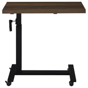 Coaster Fine Furniture Dark Pine / 28"W x 15.5"D x 27.75 - 40.25"H / Transitional Overbed Tables