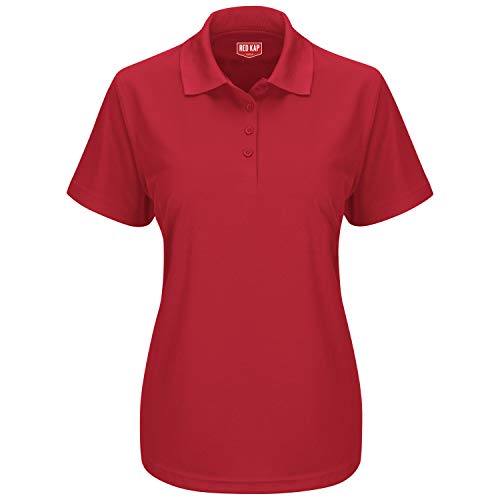 Red Kap XX-Large / Red / Short Sleeve Performance Knit® Pocketless Core Polo Polos