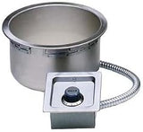 Wells SS-10TDUC Built-In Electric Top-Mount Round Food Warmer for 11 Quart Inserts with Drain, Cord & Thermostatic Controls (UL Certified)
