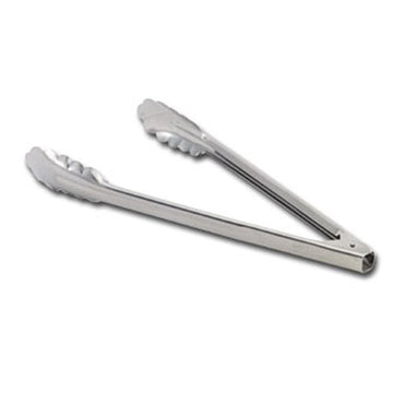 9.5" Utility Tongs (47110) by Vollrath – Stainless Steel, Silver, Model ARDUPG2152832L12C
