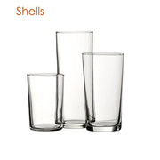 Straight Sided 6 oz Shell Seltzer Glass by Anchor Hocking – 2.125 inches (W) x 3.5 inches (H), 6.0 fluid_ounces, Transparent, Pack of 72, Model 7511U