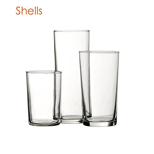 Straight Sided 6 oz Shell Seltzer Glass by Anchor Hocking – 2.125 inches (W) x 3.5 inches (H), 6.0 fluid_ounces, Transparent, Pack of 72, Model 7511U