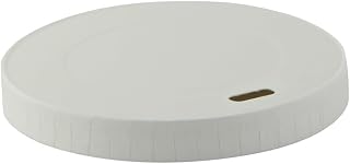 PacknWood 210LPAP90W2 3.54 in. White Paper Coffee Lid for 10 oz 12 oz 16 oz & 20 oz - 1000 Piece
