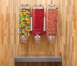 Rosseto EZP2906 Ice Cream Topping Dispenser 3 Containers
