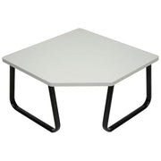 Corner Coffee Table by Global Industrial – Pvc,Steel, Gray/Black, Model AD93030PA