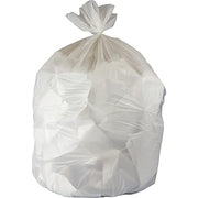 Heritage Low-Density Extra Heavy Duty Trash Can Liners by Heritage Bag – 13.1" x 19.5" x 3.75", 30.0 gallons, Ldpe,Polyethylene, White, Pack of 200