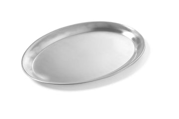 Coffee Tray Oval by Hendi – 10.4" x 7.7" x 7.7", Stainless Steel, Silver, Model 405208
