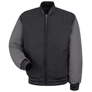 Red Kap Small / Black/ Charcoal / Duo-tone Team Jacket Track & Active Jackets