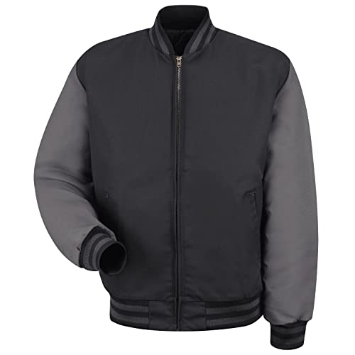 Red Kap X-Large Tall / Black/Charcoal / Duo Tone Team Jacket Track & Active Jackets