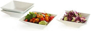 Rosseto Serving Solutions CP002 8-1/2 Square Porcelain Bowl - White, Pack of 4