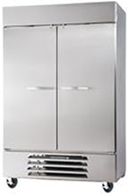 Beverage-Air HBF44-1-S 47" Horizon Series Two Section Solid Door Reach-In Freezer 44 cu.ft. Capacity Stainless Steel Exterior and Interior with Bottom Mounted
