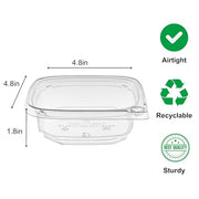 BUT-N-LOC 16oz / Clear / 16.0 fluid_ounces Clamshell Take Out Containers