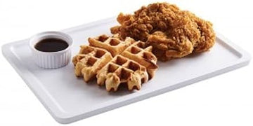 8" Melamine Serving Tray, White